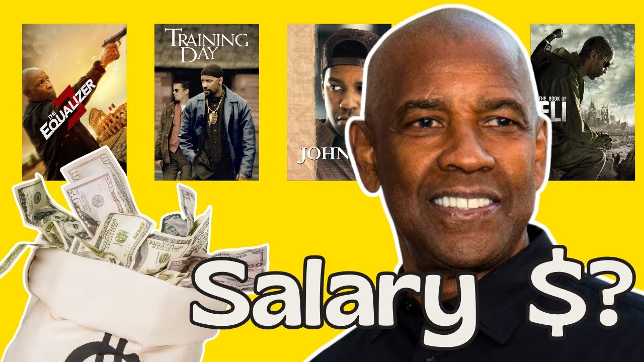 💵 Denzel Washington's Paycheck Revealed for Every Movie He Ever Made | 💰Hits & Flops
