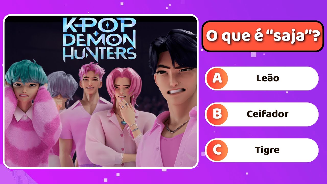 Só os verdadeiros fãs acertam este QUIZ de K-POP DEMON HUNTERS!