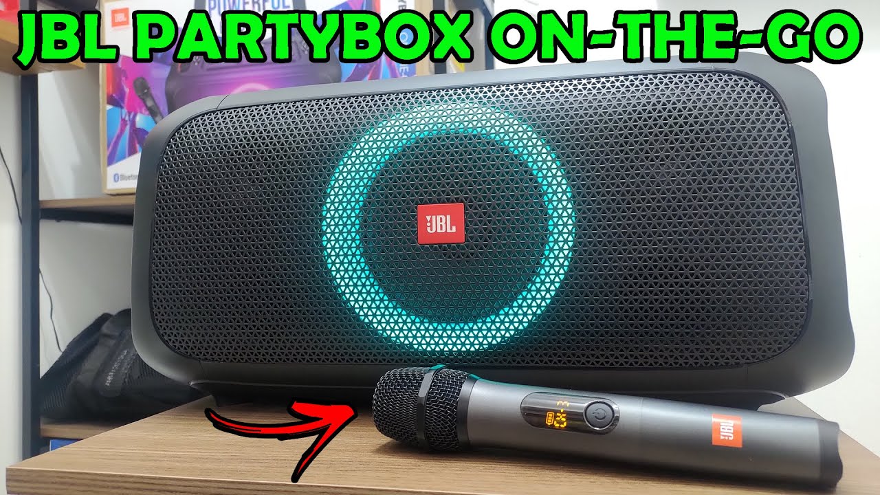 JBL PARTYBOX ON THE GO, TUDO QUE VOCÊ PRECISA SABER ANTES DE COMPRAR - UNBOXING, TESTE E ANÁLISE