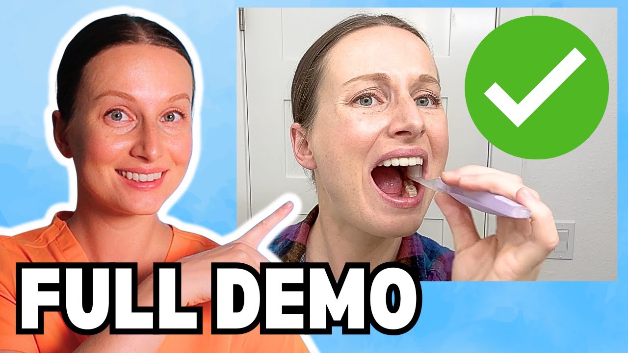 How to Brush Your Teeth Correctly | Full Demo on REAL Teeth!