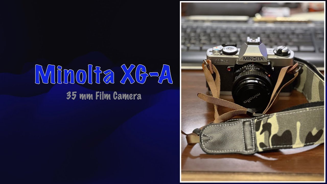 Minolta XG A 35mm Camera!