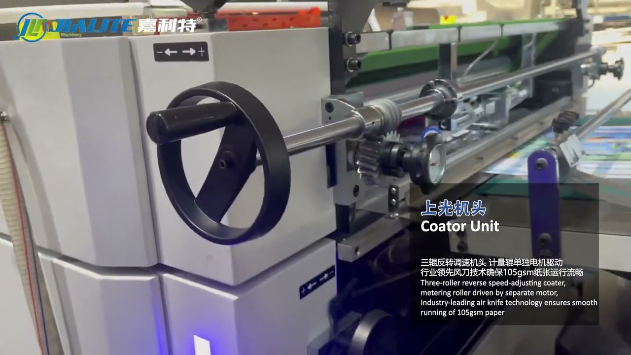#drupa 2024 SG-E1200 Automatic Water Based and UV Oil Varnishing Machine for Thin Paper