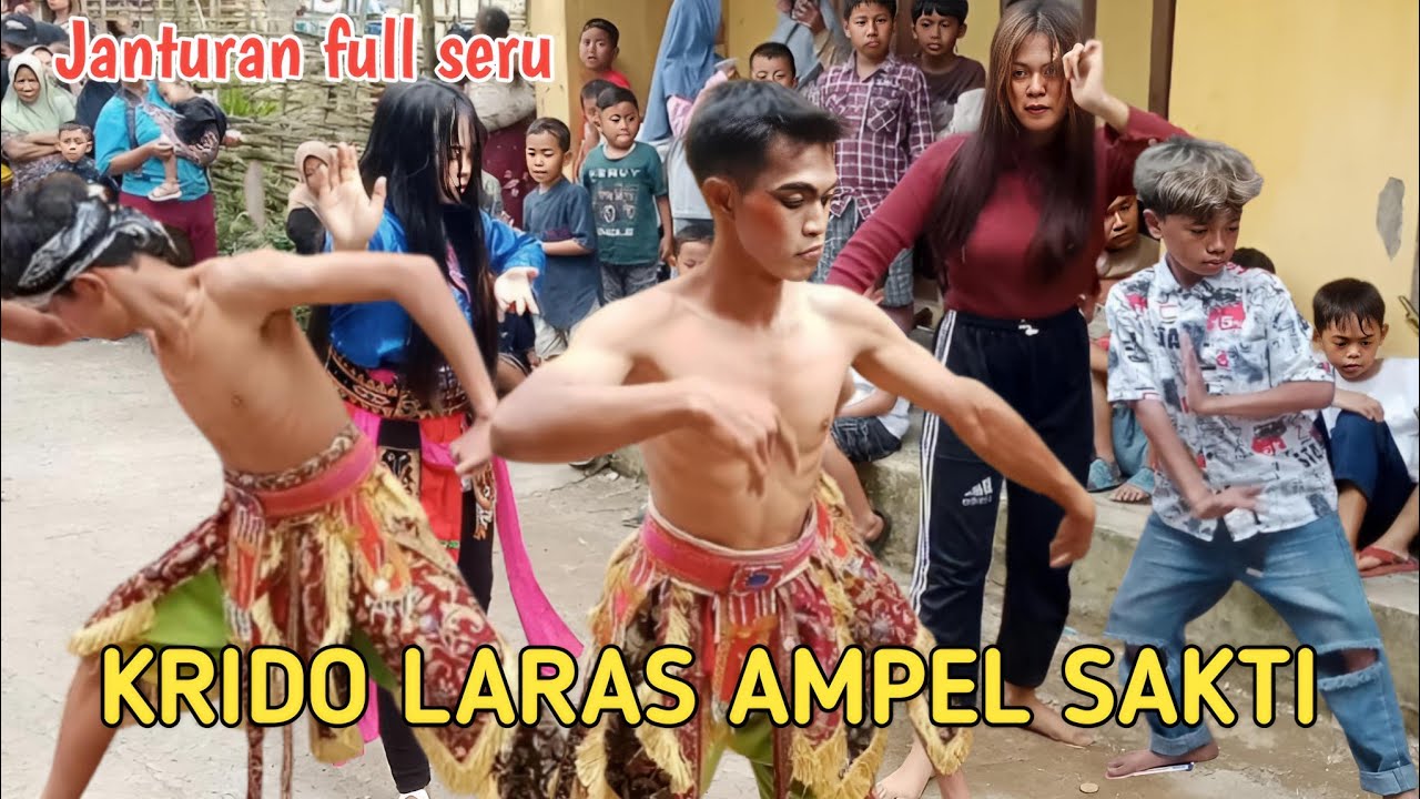 Geger ❗ janturan heboh Ebeg Krido Laras Ampel Sakti live gomblang