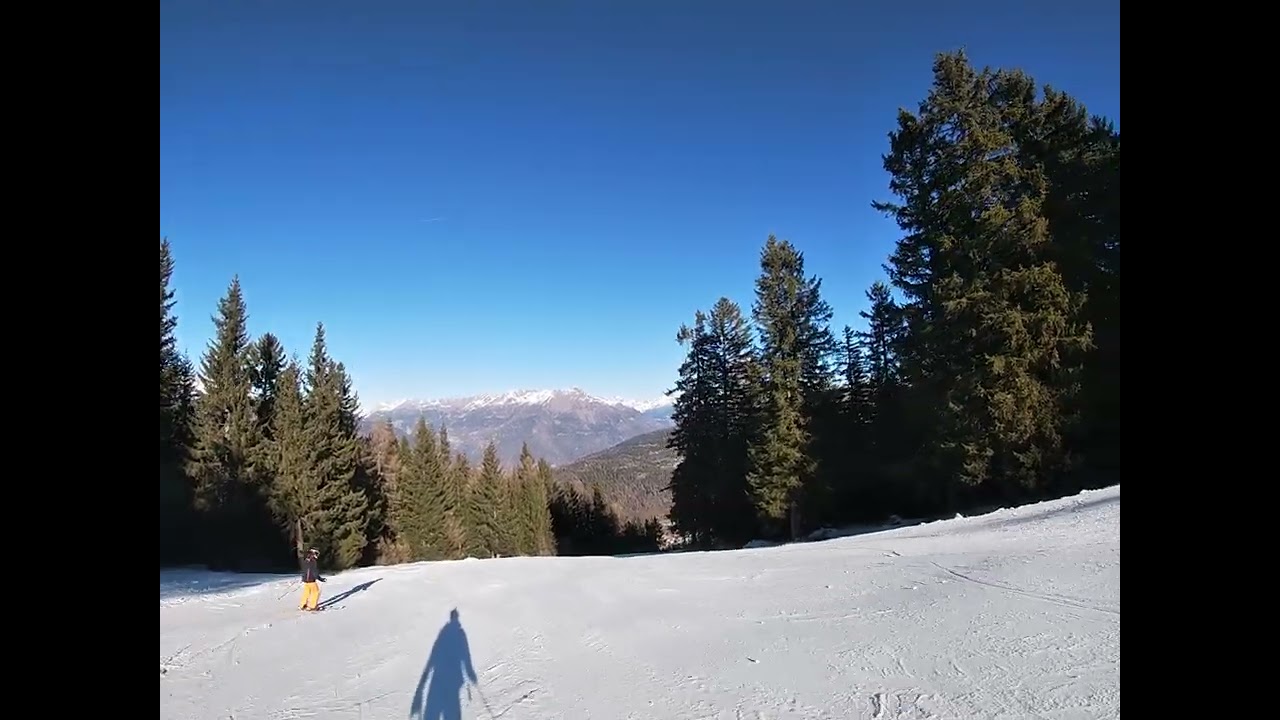 Discesa pista rossa “Roccolo”, Aprica (SO)