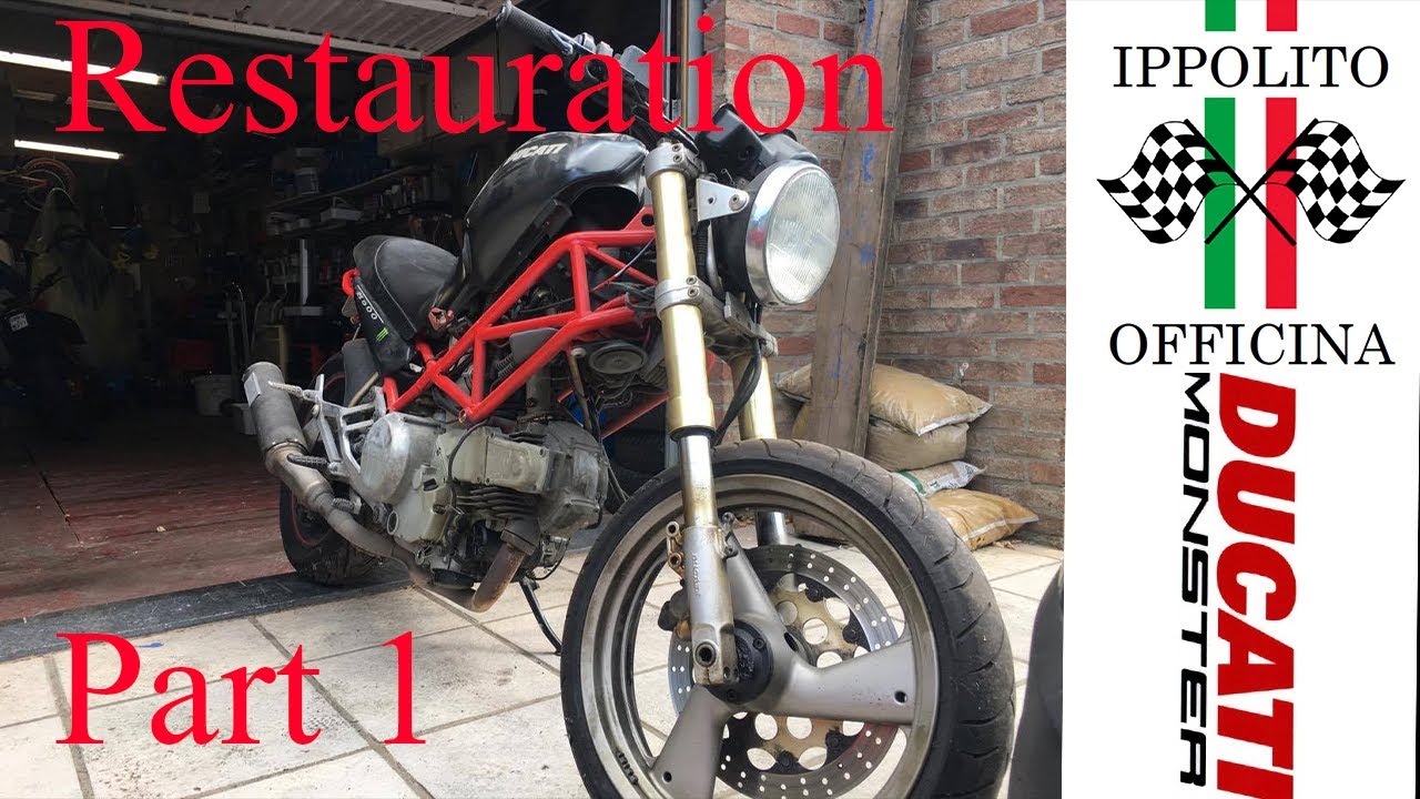 Restauration Ducati Monster 600 Part 1