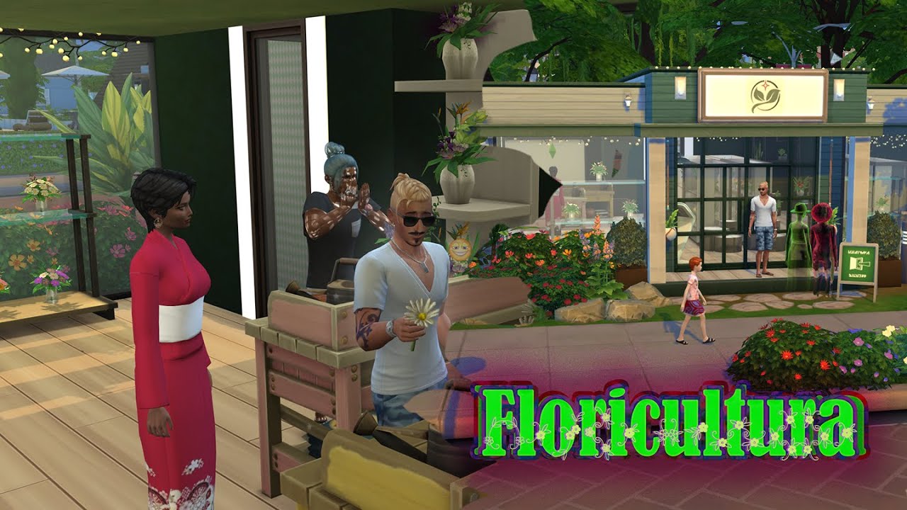 Vamos ter uma Floricultura? - THE SIMS 4  Ócio e Negócios - Gameplay - ||SPEED BUILD||