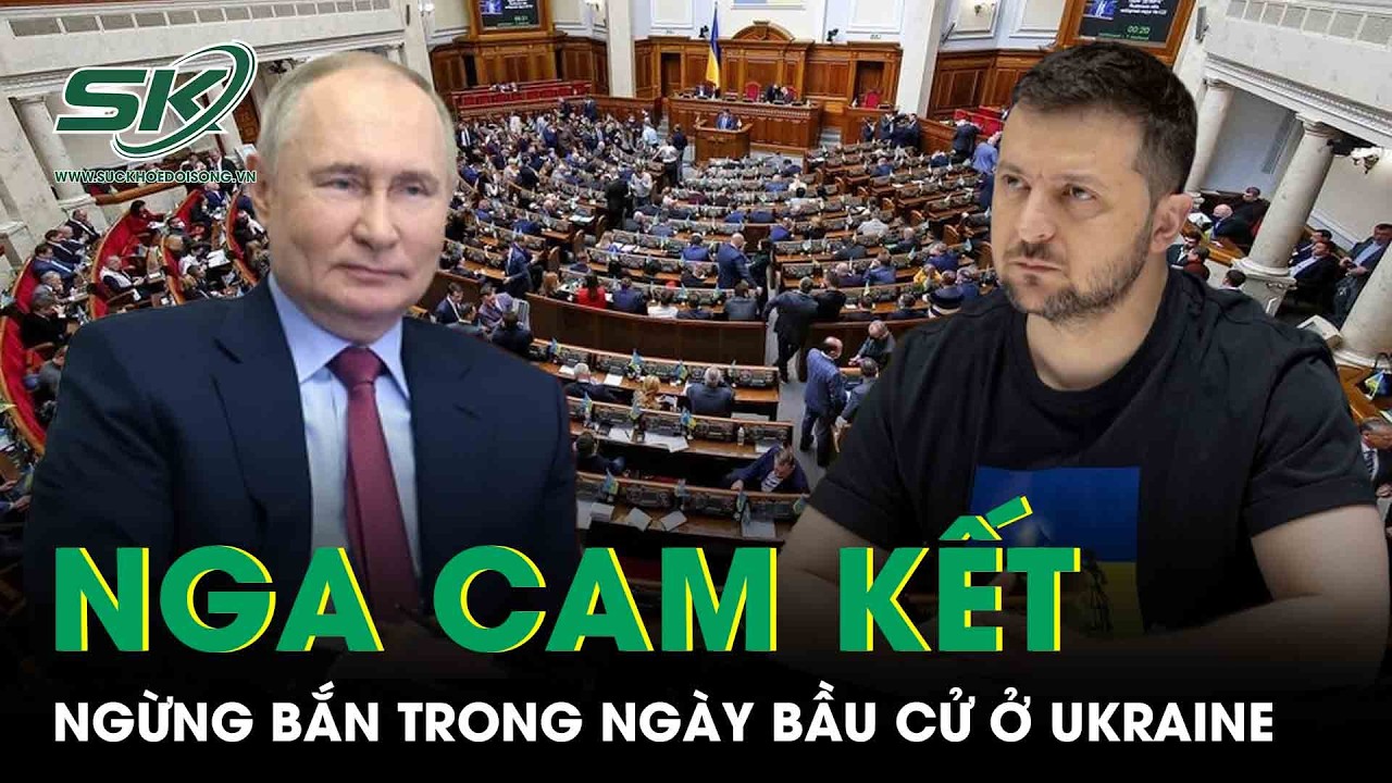 Nga cam kết sẵn sàng ngừng bắn trong ngày bầu cử ở Ukraine