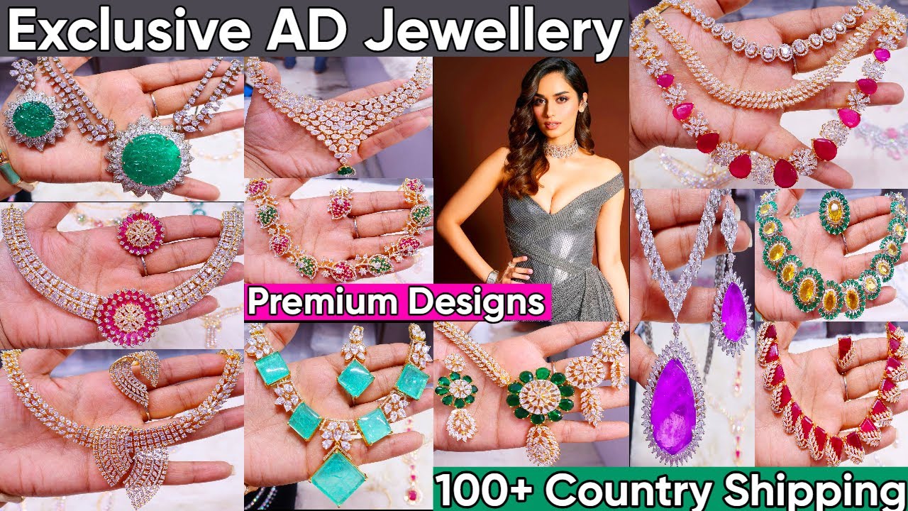 Premium Exclusive AD Jewellery Collection 2025 | Imported Designer AD Jewellery & Accessories