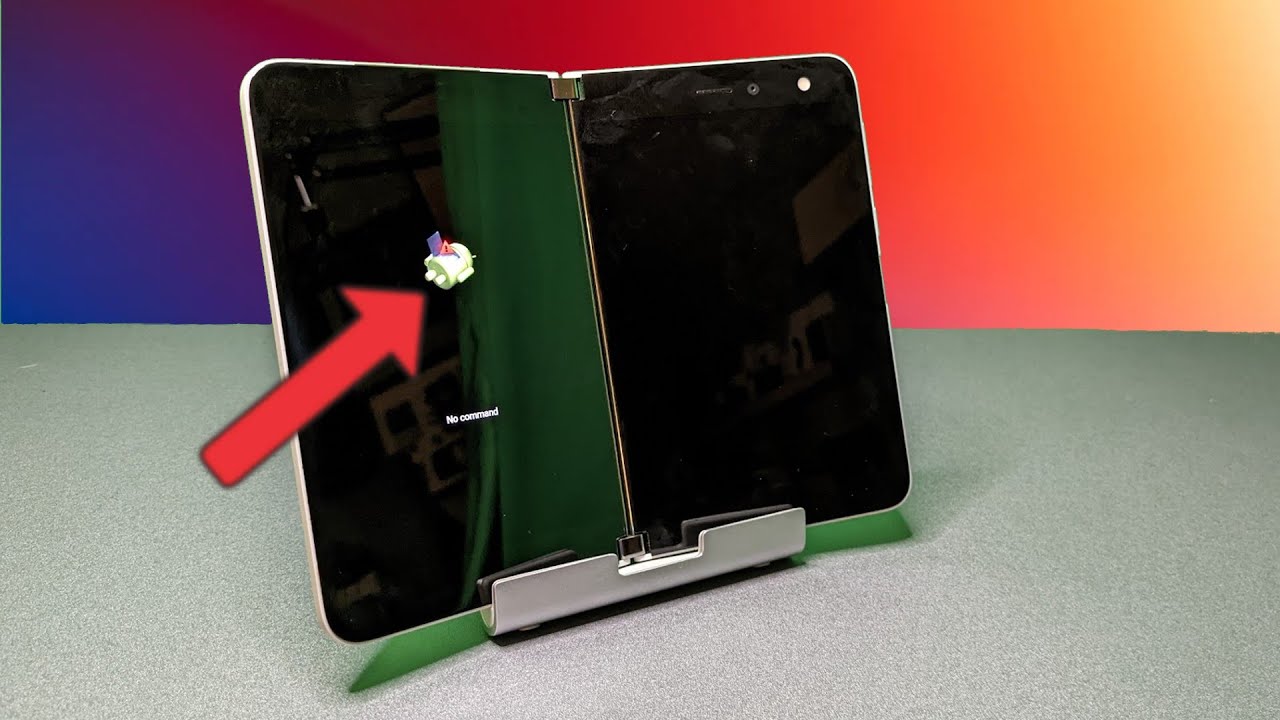 How to fix a Surface Duo that won't boot, Flashing the recovery image