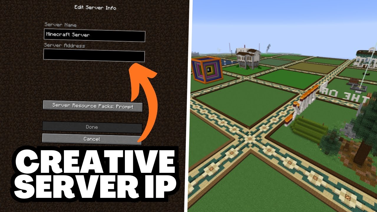 IP-адрес творческого сервера Minecraft: 2026