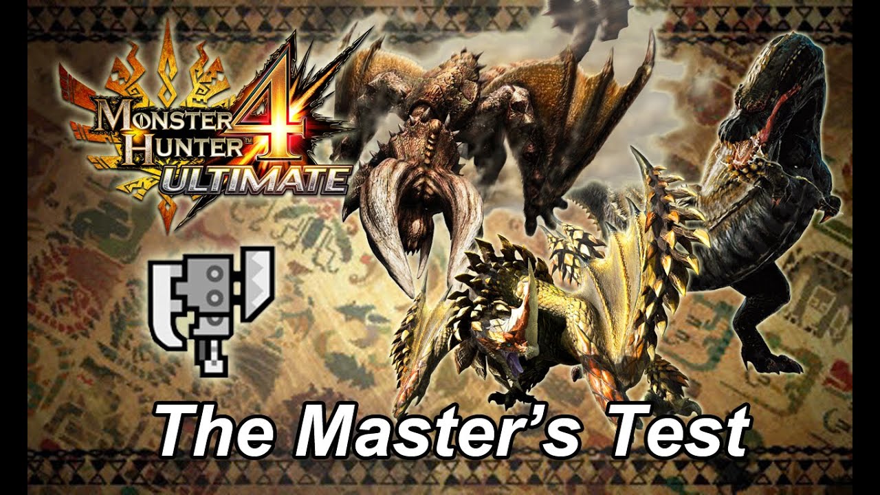 MH4U The Master's Test (Switch Axe) - 8'33''23