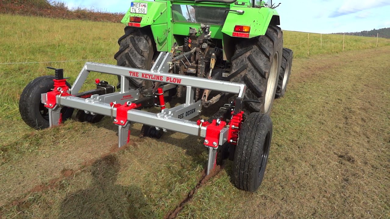 Keyline-Plowing mit Yeomans-Plow