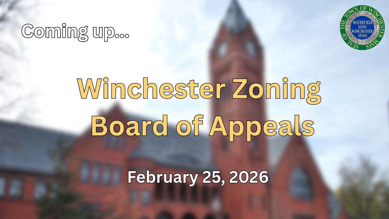 Winchester Zoning Board of Appeals Meeting 2 26 2026
