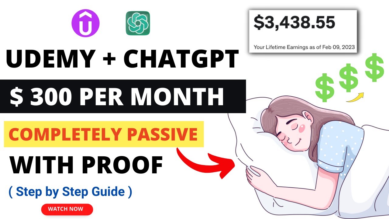 How to Make Money Online on Udemy using ChatGPT ( I made $3,345 using this strategy )