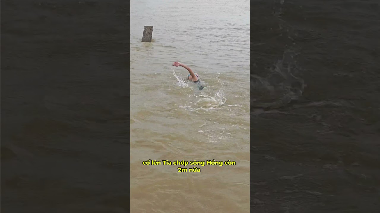 #boikhampha  #swimming Học sinh lớp 3 bơi ngược d&ograve;ng s&ocirc;ng Hồng