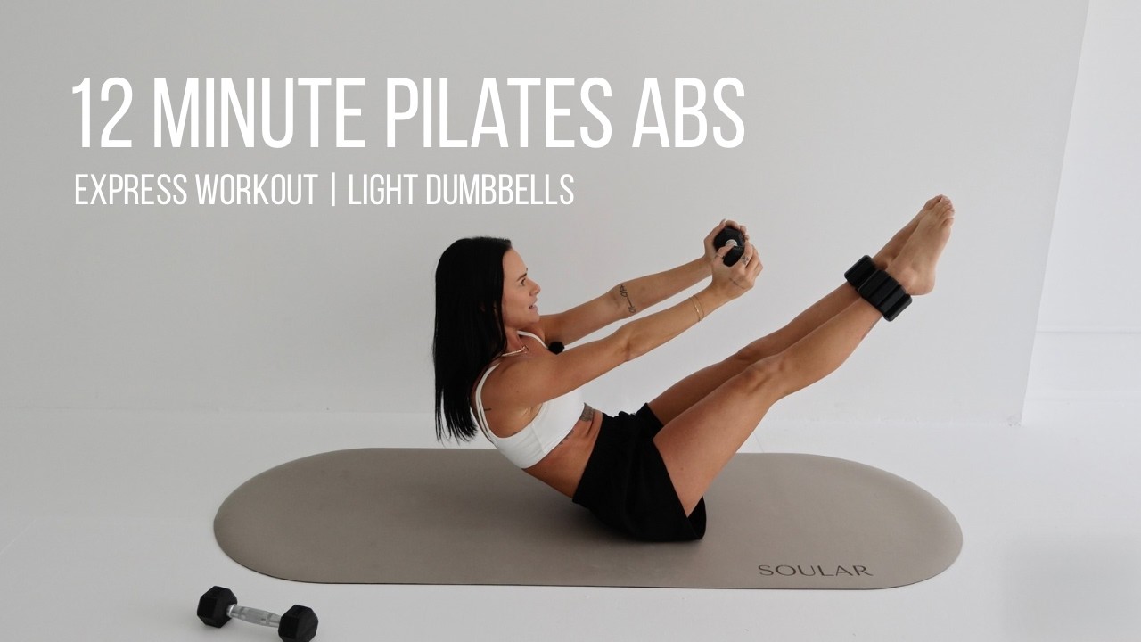 12 MIN EXPRESS ABS WORKOUT | WITH DUMBELLS