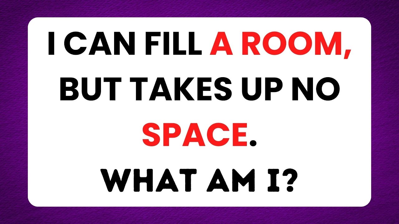 Only a Genius Can Solve These Riddles 🧩 40 Tricky Riddles That'll Test Your Brain Speed