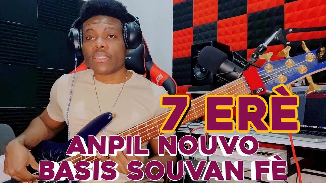 7 ERÈ ANPIL BASIS RENMEN FÈ SAN RANN KONT DE SA . ( LESON BASS)