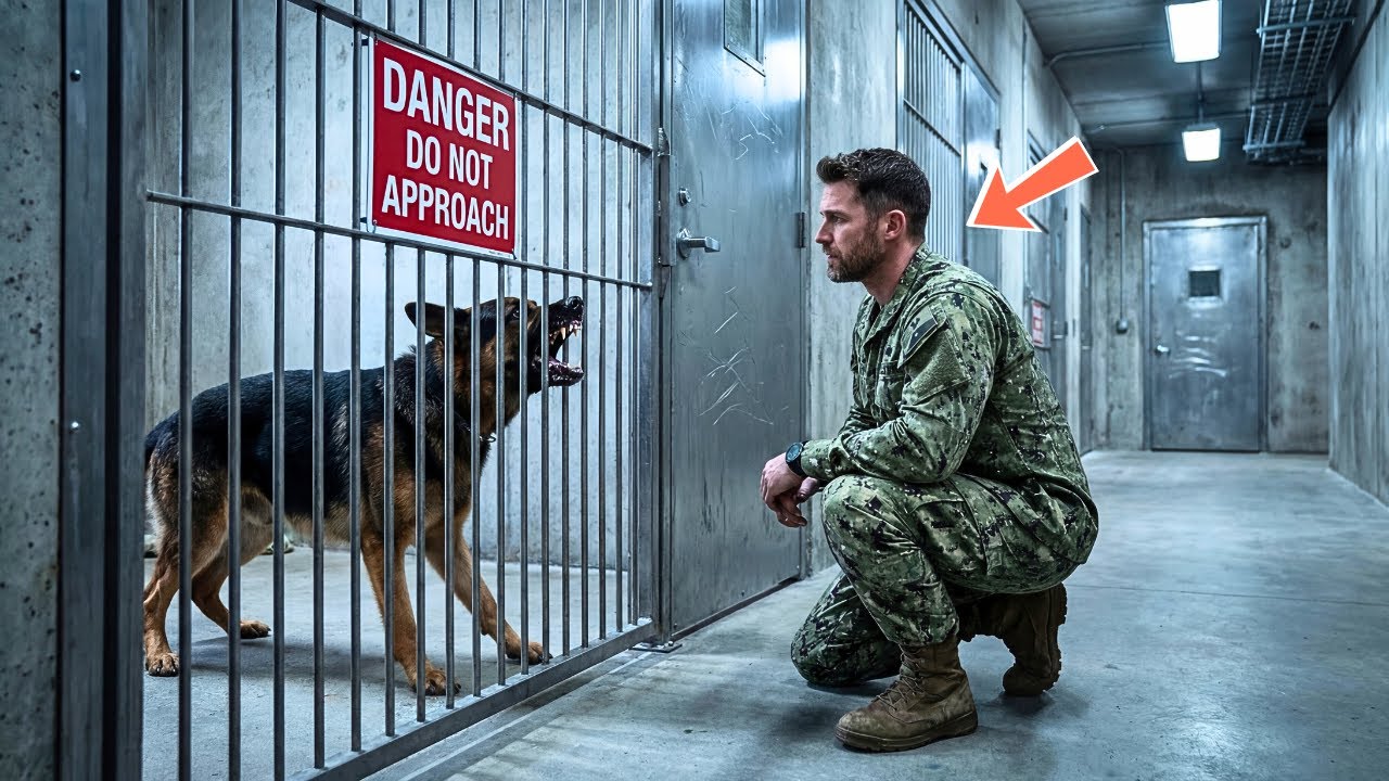 Retired SEAL Kneels Before a Violent K9 — What the Dog Did Next Shocked Everyone
