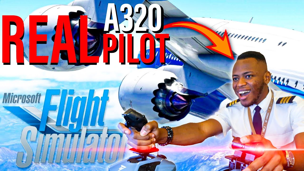 Настоящий пилот A320 играет в Microsoft Flight Simulator 2020 &mdash; реалистичный 2-часовой полный пол...