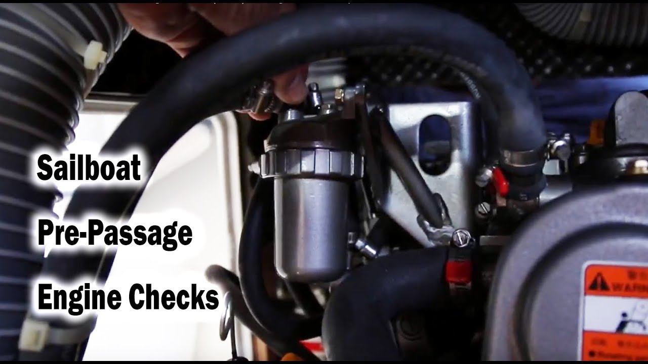 EP.2 - Yanmar 3YM30 Sail Boat Diesel Engine Checks (Part 2) - Sailing Moondance