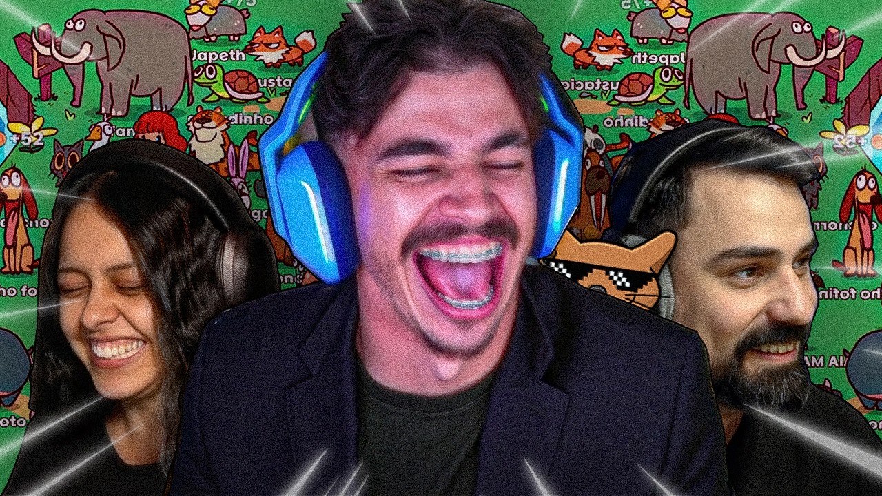 O JOGO QUE FEZ OS STREAMERS CHORAR DE RIR!! - CLIPS ENGRAÇADOS