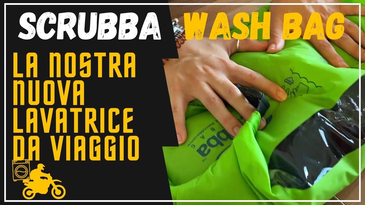 LA nostra SOLUZIONE per VIAGGI LUNGHI con POCHI bagagli - 💦SCRUBBA WASH BAG