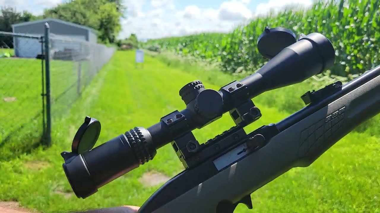 CV Life 4-12x40 rifle scope install and first shots!  nice!