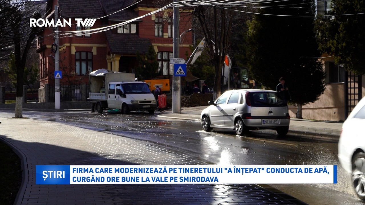 Firma care modernizează pe Tineretului 