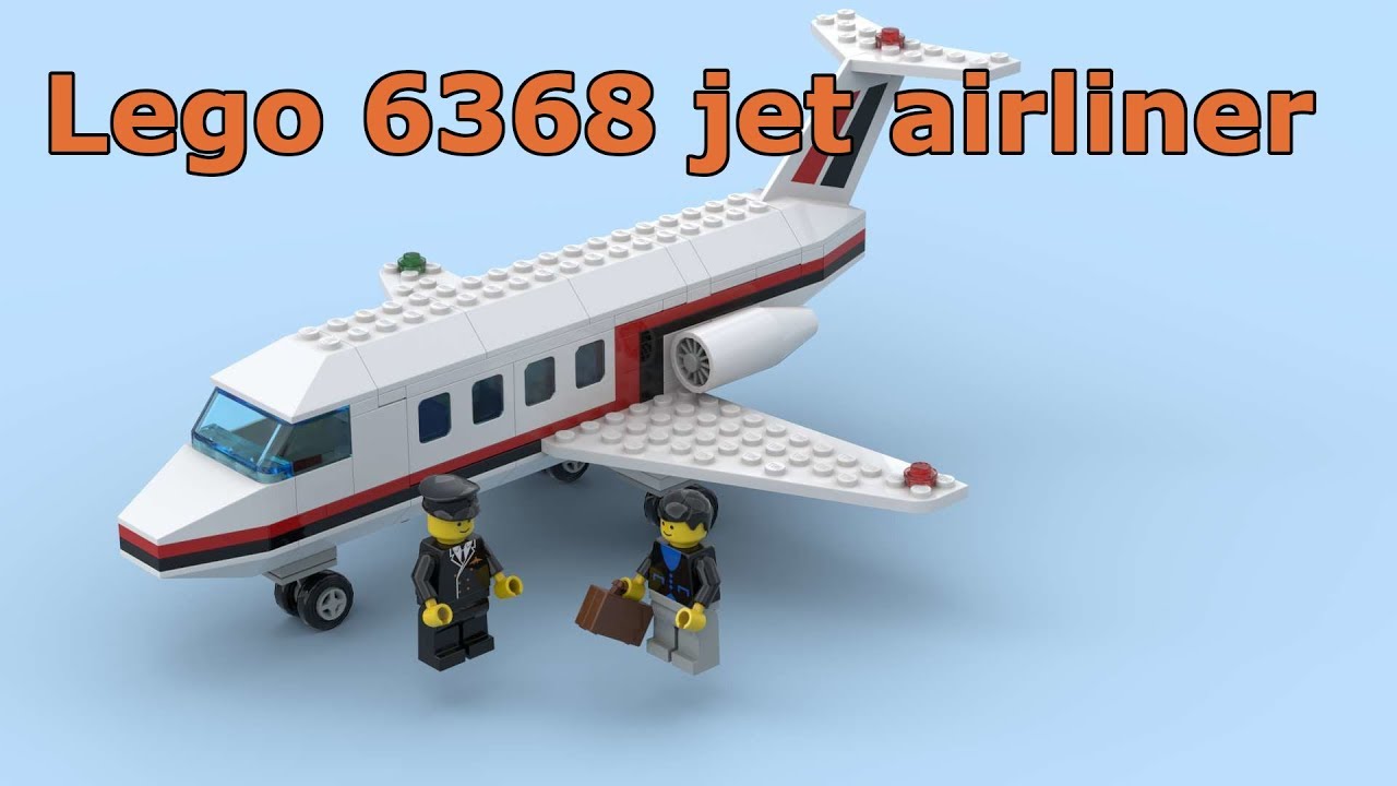 Lego City Jet Airliner Aircraft Build