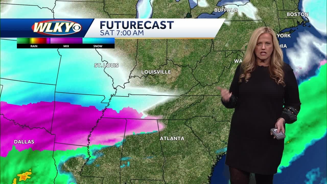 Winter storm headed toward Louisville this weekend: Jan. 21, noon update