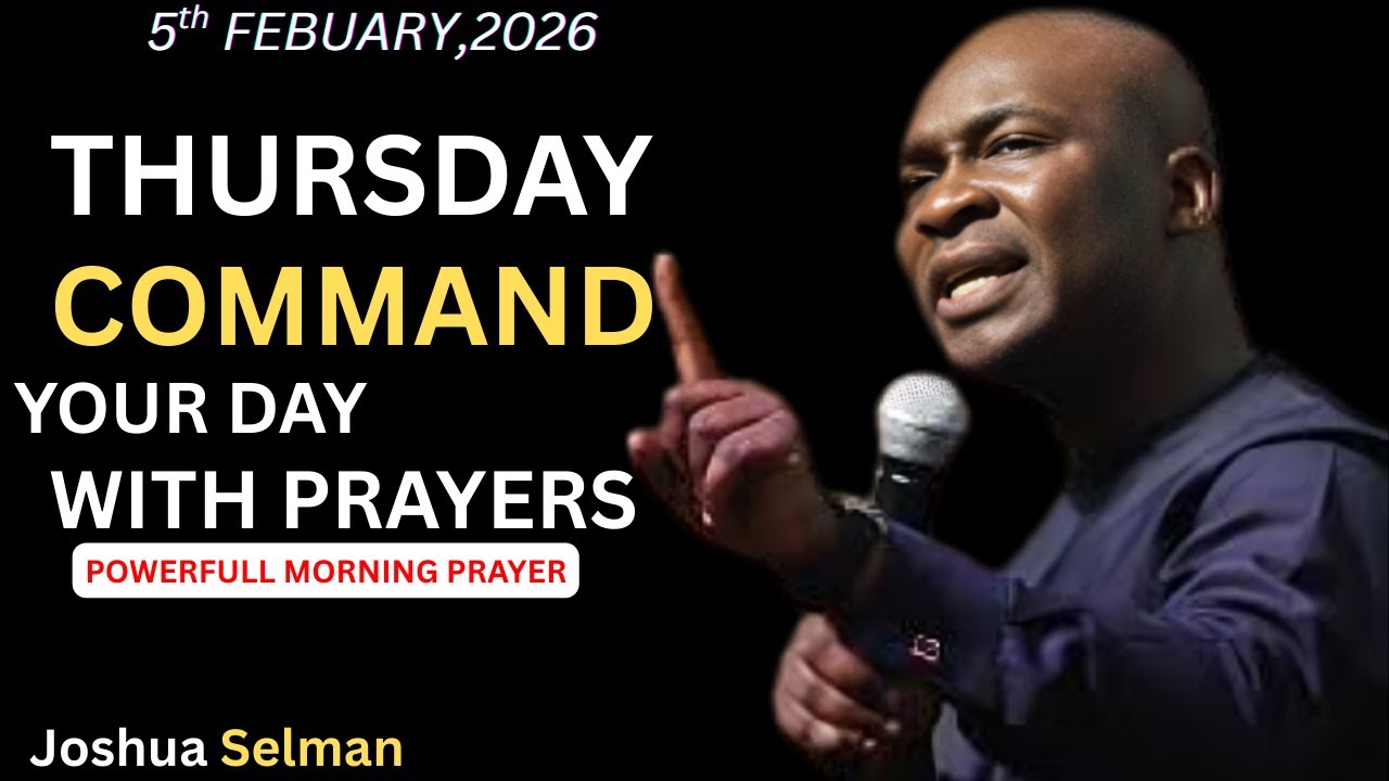 Before You Step Out Today Pray This Powerful Morning Prayer  Activates Heaven Apostle Joshua Selma