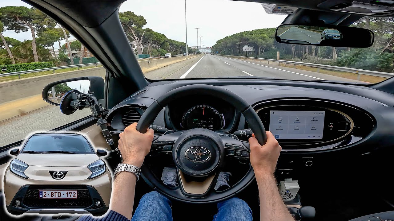 2022 Toyota Aygo X POV Test Drive: 72 HP CVT