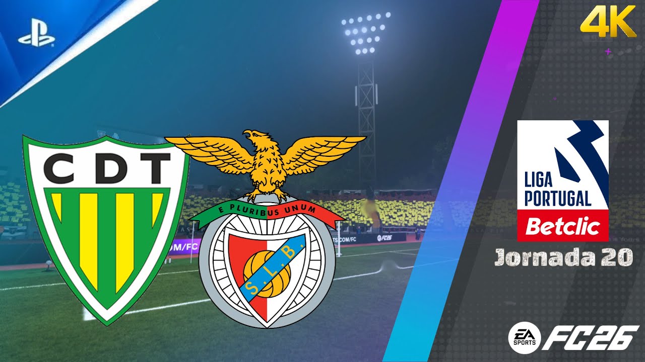 CD Tondela - SL Benfica | LIGA PORTUGAL 25/26 | PS5 4K