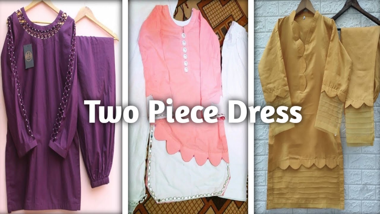 Trendy Two Piece Dress Design Ideas I Sharifa Fashion