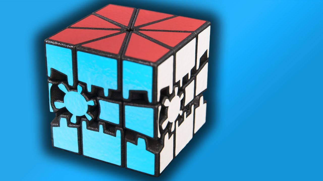 Here's a Gear-1 from YouCube and OskarPuzzle