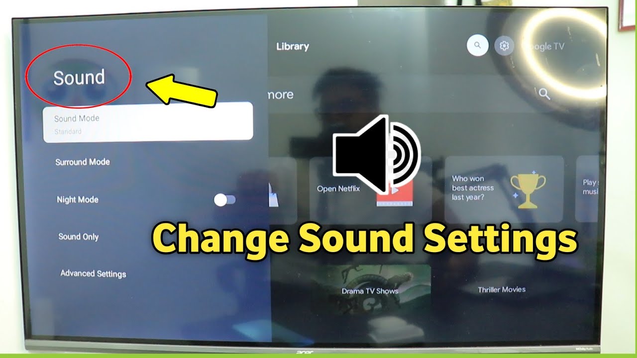 How to change sound settings in Acer android tv ( Best Sound Quality)