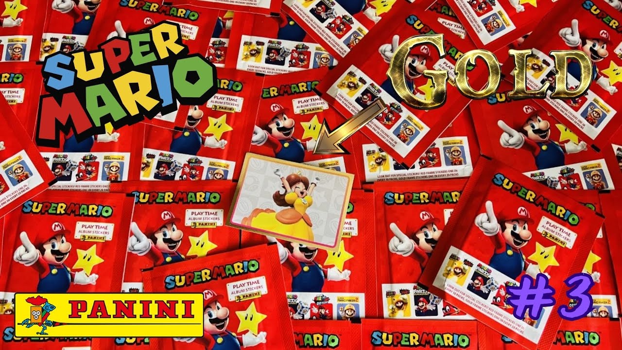 Super Mario Panini : Première carte en or #3