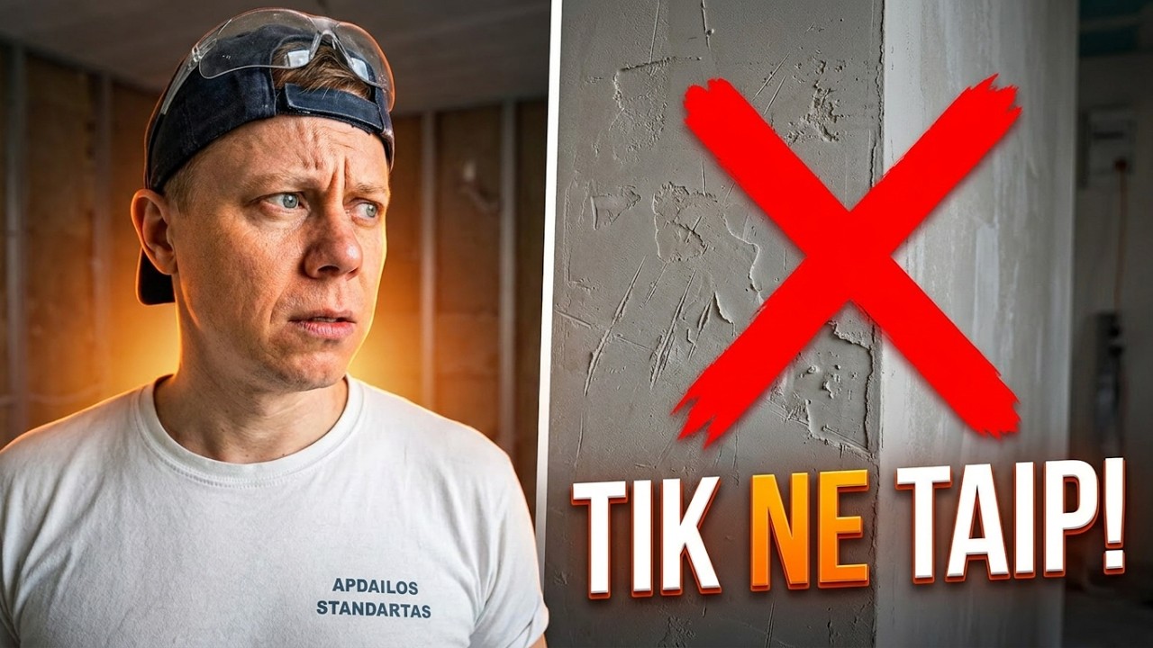 KAIP TINKAMAI GLAISTYTI SIENAS! KAIP PARUOŠTI SIENĄ GLAISTYMUI! AR REIKIA GLAISTYTI LUBAS?