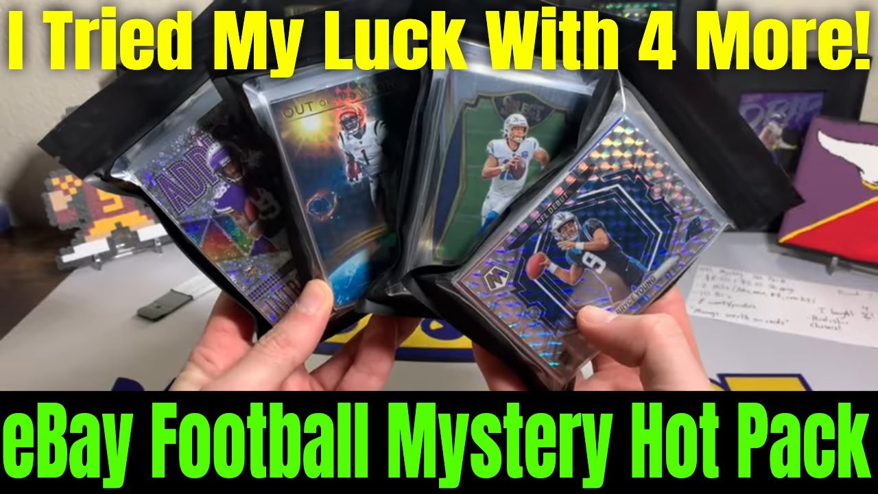 I Bought 4 MORE of This eBay Football Mystery Hot Pack! Was It Worth It?! I Definitely Think So!