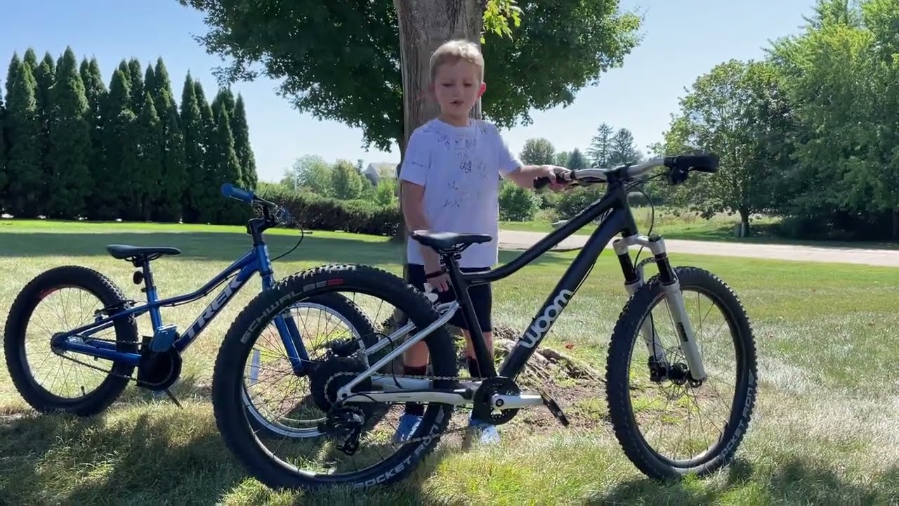 BenTK compares his new Woom Off Air 5 to his Trek PreCaliber20
