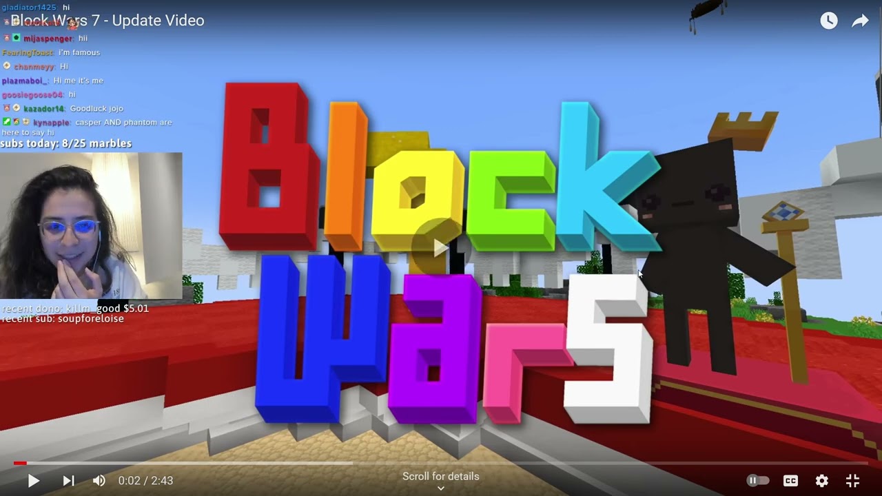 blockwars from a laptop w/ @firebreathman @jvckk @graecie & @highkeyhateme