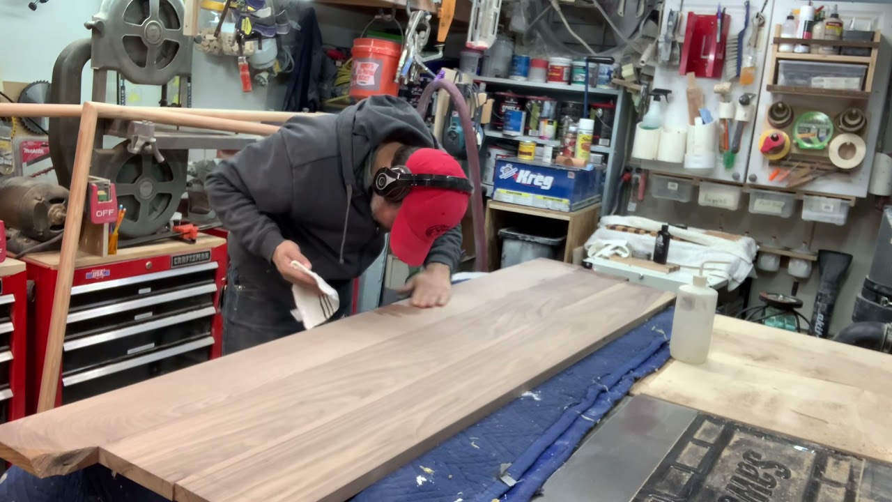My method for a walnut countertop