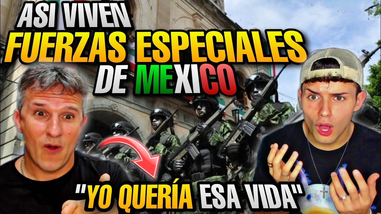 🇪🇸 PADRE EXMILITAR ESPAÑOL REACCIONA a CÓMO VIVEN las FUERZAS ESPECIALES de MÉXICO 🇲🇽 *INCREÍBLE*