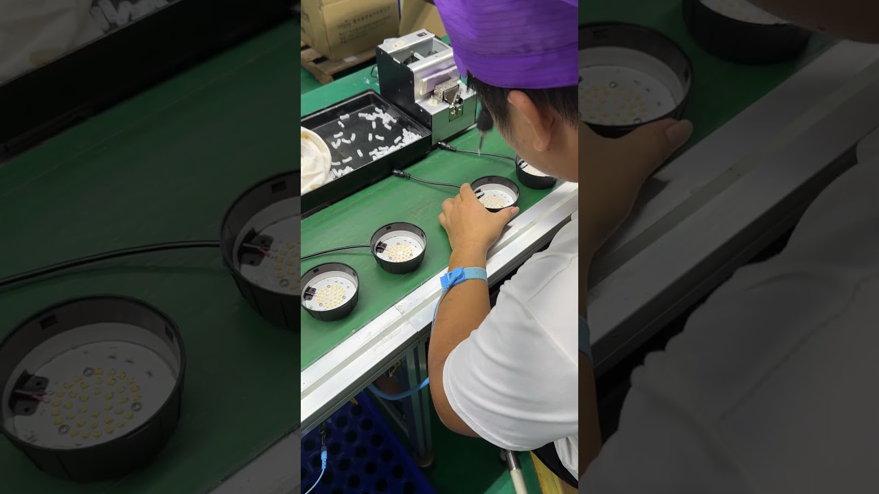 #lighting #ledmanufacturer #ledfactory #led #light #production #workshop #downlight