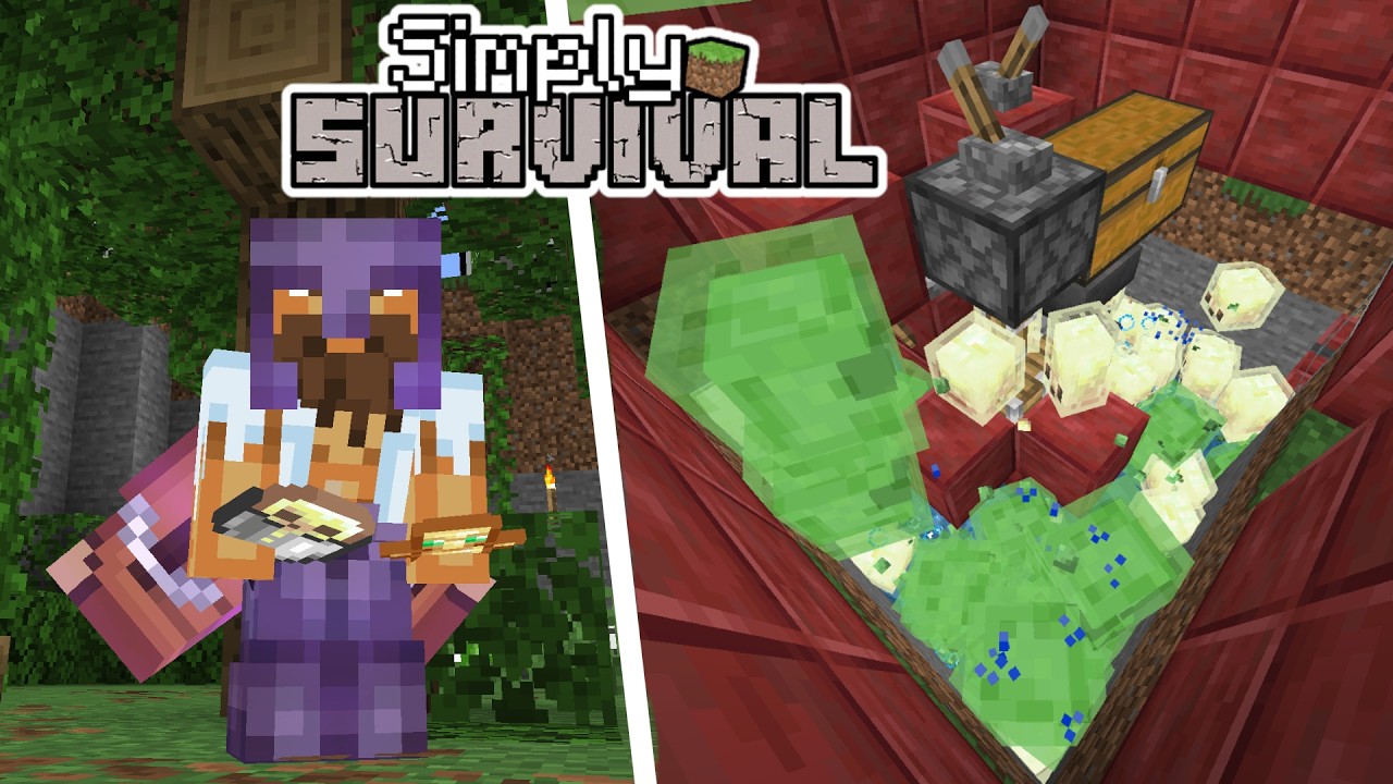 Как построить ОЧЕНЬ ПРОСТУЮ ферму кубов магмы и слизней в Minecraft Survival!