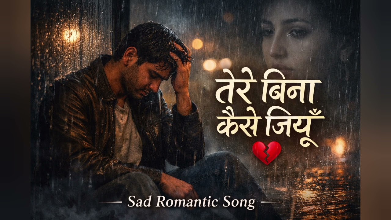 Tere Bina Kaise Jiyun//HeartTouchingSong//Sad Romantic Hindi song#ai song 