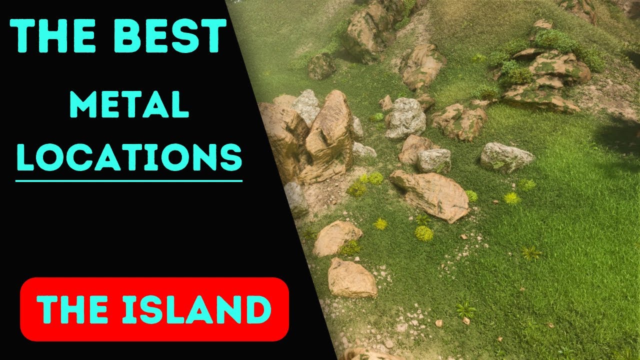 THE BEST Metal Locations - Ark: Survival Ascended - The Island