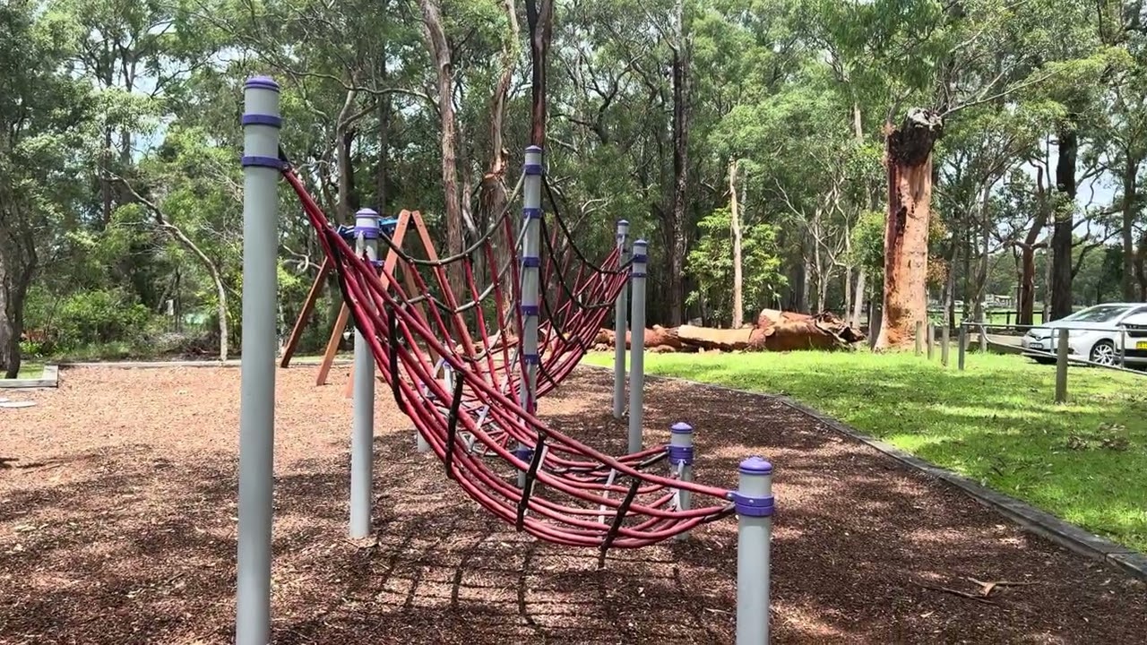 St Ives Showground Park was Playground Children at BBQ