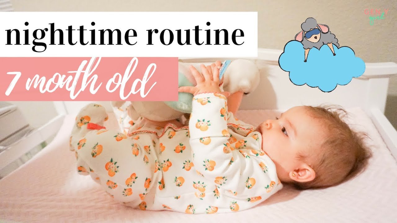 7 MONTH OLD BABY NIGHTTIME ROUTINE | REAL LIFE BEDTIME ROUTINE | Kayla Buell